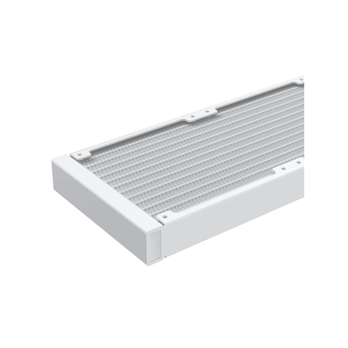 נאָענט-אַרויף view of the radiator fins