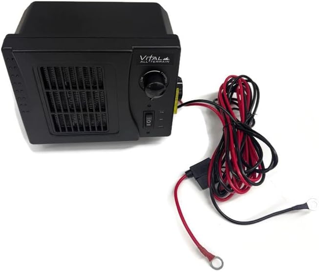 12V Volt Electric Cab Heater & Base for Tractor Trailer Semi Semi-Truck Truck Bus