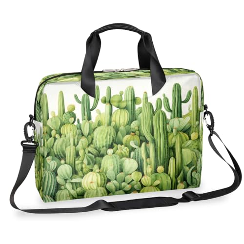 Bolso para portátil 15.6-16 pulg patrón cactus verde miniatura 1