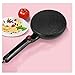 InnovTec Crêpière Électrique 800W Machine à Crêpe Multifonction Paella Pizza Portable Maison Cuisson Ustensile Accessoire Appareil