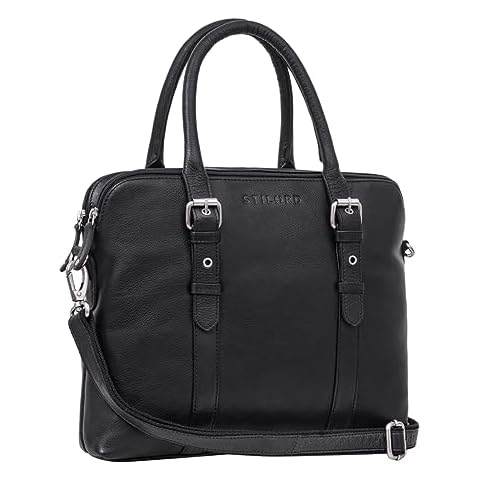 STILORD 'Eden' Briefcase Women Leather Vintage Handbag Cover