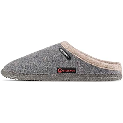 Giesswein Unisex High Slippers, Slate 617, 13 US Men Cover