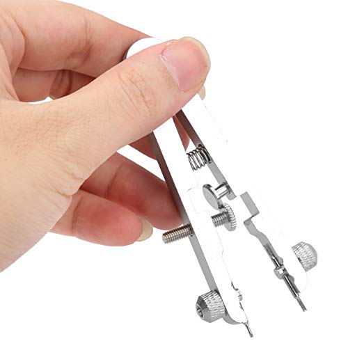 Outil de pince de barre à ressort, kit de suppression de lien de montre de remplacement Kit de pince à épiler outil de suppression de l'outil de chaîne(Silver) Cover