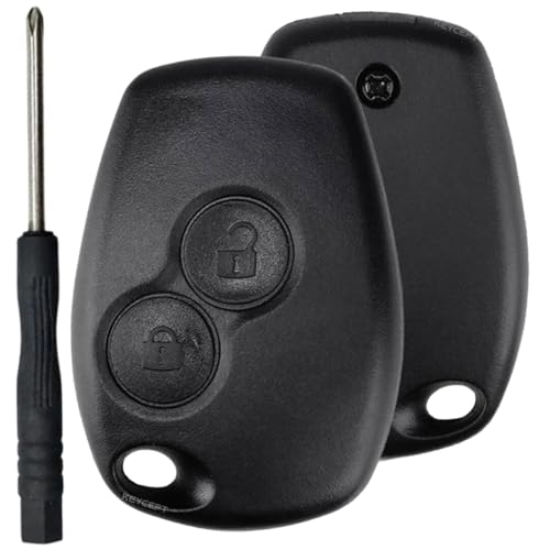Keycept™ Premium 2 Button Remote Key Shell for Renault Duster, ...
