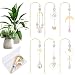 Crystal Suncatcher, 6pcs Small Trellis for Potted Plants Accessories Indoor