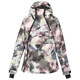 2117 of Sweden Nelkerim Damen Ski Snowboardjacke, Aquarell Muster, Wasserdicht