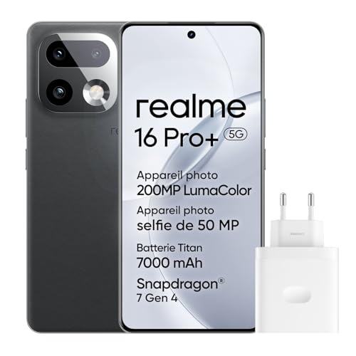 realme 16 Pro+ 5G Smartphone, 8Go+256Go...