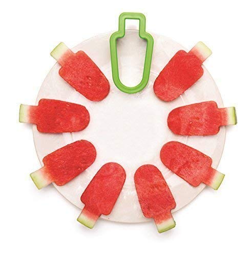 nunki trend® Stainless Steel Watermelon Slicer Cutter, for Man and Woman Use for Kitchen Fruit, Slicer Kitchen Knife | Ice Cream Candy Shape (Random Color)