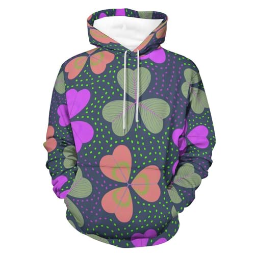 Sweats à capuche couleur feuilles avec manches longues isolantes taille S