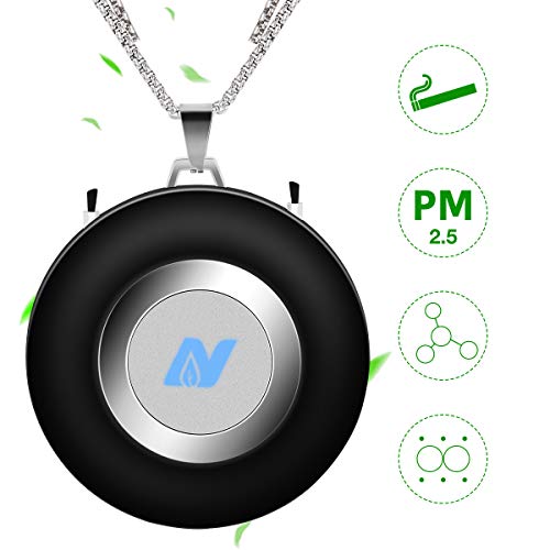 NULIPAM Personal Air Purifier Necklace, Wearable USB Portable Mini Air Purifier,USB Air Cleaner
