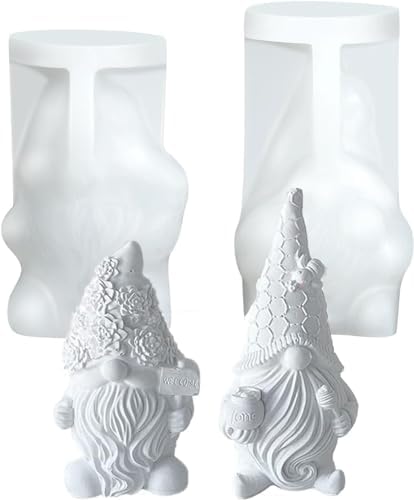 Silikonformen Weihnachten 6er Set - Gießformen Für Anhänger Mit Elch & Wichtel