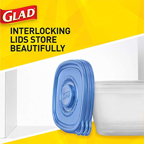Glad GladWare Big Bowl Food Storage Containers with Lids, Large Round No BPA Plastic Containers for Soups, Salads, and Meal Prep, Lock Tight Seal, Microwave Dishwasher Safe, 48 Oz, 3 Count - 6 Pack by Glad - Image 7