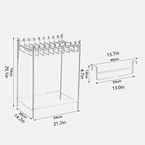 Porte-pantalons au sol gain de place pour optimiser les petits espaces - 2