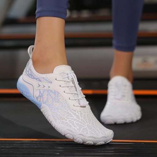 Image of Hike Barefoot Shoes Womens Men,Unisex Barefoot Water Shoes Breathable, Anti-Slip Hiking Footwear for Athletic Wide Toe Shoe Footwear for Hiking, Walking, Running, Yoga, and Water Sports