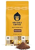 Gorilla's Coffee 100% Arabica - Medium Roast Ground Coffee, Fair Trade, Smooth, Balanced, Aromatic, Spice & Luscious Fruit Notes | Premium Rwandan Coffee | Rich, Flavorful, and Aromatic (500g/17.6oz)