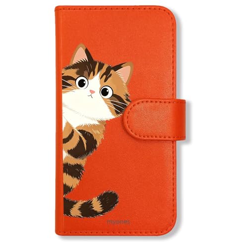 myones OPPO Reno3 A�Ή� �蒠�^(�I�����W���O�єL) �L �O�єL �݂��˂� �Ђ������ �L�� ������� ���킢�� �A�j�}�� �_�C�A���[�^�C�v ���J�� �J�[�h���[ �t���b�v �J�o�[