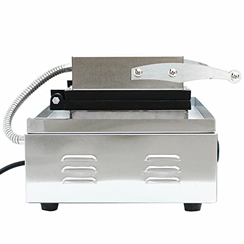 Commercial Square Waffle Maker, 10 Grids 1500W Electric Waffles Maker Stainless Steel Belgian Waffle Iron Nonstick Waffle Machine For Restaurant, Snack Bar, Bakery, Home #TOP4