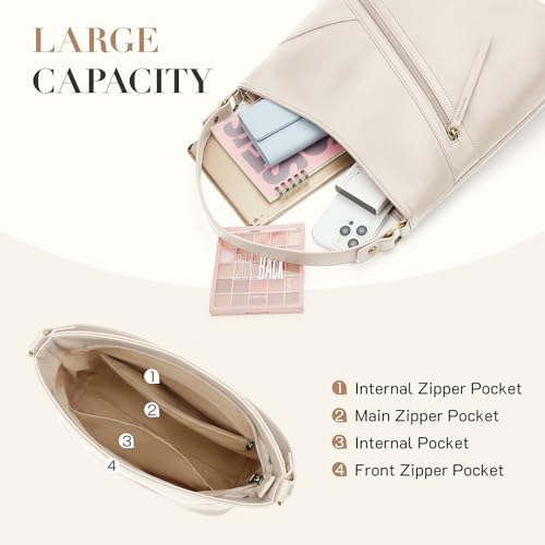 Image of Missnine Hobo Bag Purses and Handbags for Women Top Handle Handbags with Pocket Zipper