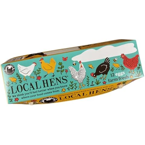 Local Hens® Hybrid NG/NS 12-Egg Carton - 50 Pack 50 Cover