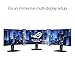 ASUS ROG Bezel-Free Kit ABF01 Universal Multi-Monitor Setup with Optical Micro-structures Easy Assembly, CLEAR, (Set of 2)