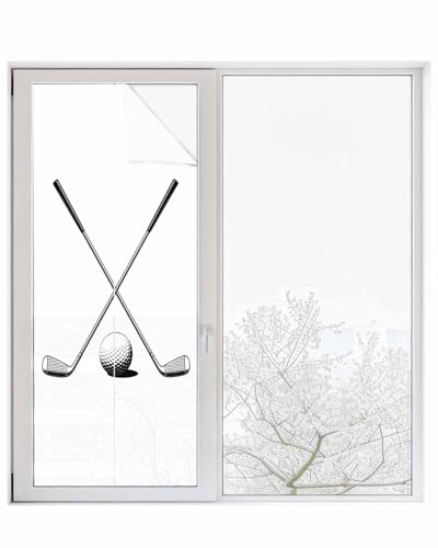Golf Ball Club Window Clings 23.6
