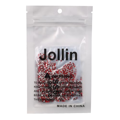 Image of Jollin Crystal Flatback Rhinestones Gems for Crafts 1.8mm SS5, Siam | Glue Fix, 2880pcs Glass Rhinestones for Bedazzling, Clothes, Tumblers, Nail Art, Shoes, Bags, Caps & Accessories Decoration