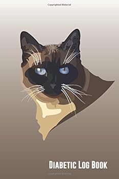 Paperback Diabetic Log Book: Compact 4" x 6" - 52 Week Diabetic/Glucose Log Book (Cat) (Compact Diabetic Log Book) Book