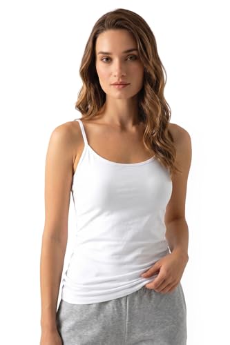 Image of Van Heusen Women's Everyday Cotton Cami | Relaxed Fit | Anti‑Bacterial Tech | Keeps You Dry and Fresh | Sweat Absorbent | Spaghetti Camisole | Color Fresh | Stays 11203|Available in Pack of 1 & 2