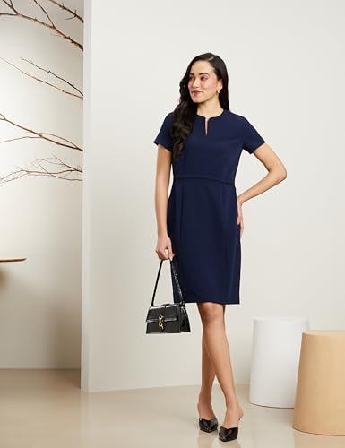 Image of Symbol Premium Women's Sheath Dress (Knee Length | Desk-to-Dinner) (Available in Plus Sizes)
