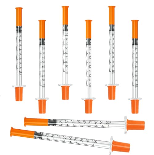 Seringues 1 ml aiguille 31G 6mm pour réduire la douleur des injections sous-cutanées