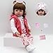 Produktbild ZIYIUI Reborn Baby Mädchen 50cm Realistisch Weiche Vinyl Silikon Babypuppen Lebensecht Reborn Puppe Mädchen Junge Toddlers Spielzeug Weihnachts Geschenk