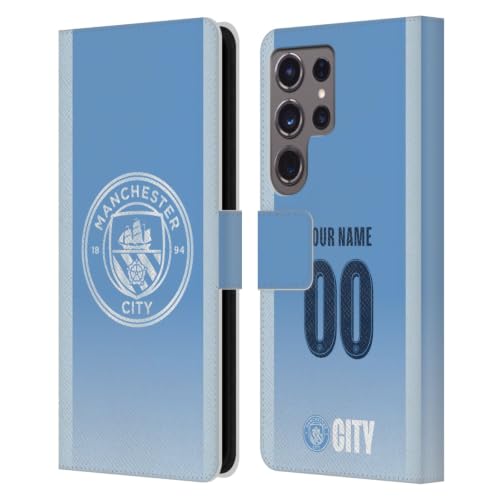 Housse cuir S24 Ultra Manchester City officielle de Head Case