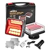 Partsam LED Wireless Trailer Lights Kit Magnetic Towing Tail Lights 58LED Universal Stop Turn Running Light with License Plate Light for Towing Trucks Trailers IP67 Waterproof 10-30V