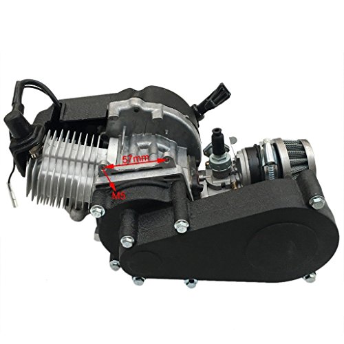 WPHMOTO 49cc 2-Stroke Motor Engine Assembly for Pocket Bike Mini ATV Scooter