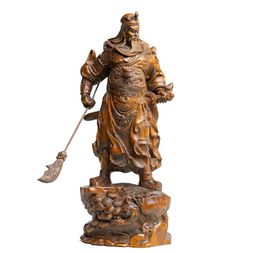 Statue de Bouddha en bois anti-stress décoration bureau et salon