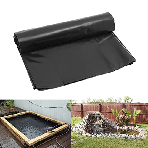 Bâche caoutchouc pour étang à poissons de 3x10m afin de créer un grand bassin de jardin noir