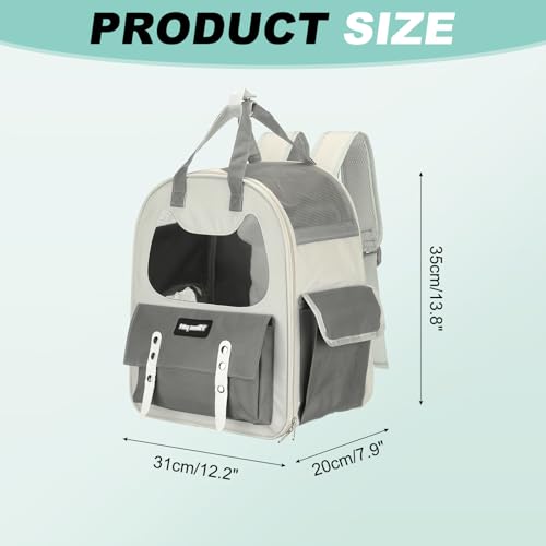 Sac à dos de transport pour chat anti stress avec aération maximale - 3