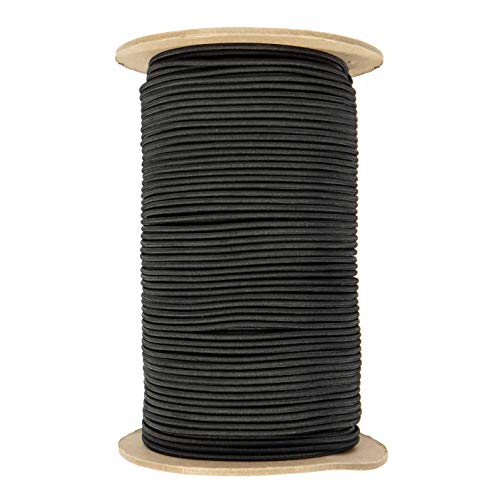 🔥 Cashback up to 70% 1/8 Inch Diameter Shock Cord - 500 Foot Spool - Marine Grade With Polyester Jacket - Up To 100 Percent Stretch - Use for Marine, Tie Down, Personal, Indoor, Outdoor, Or DIY Applications