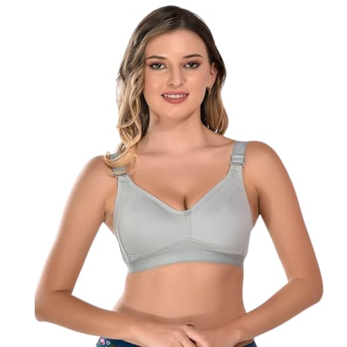 Image of Viral Girl Women's Wire-Free Cotton Hosiery Bra | Non-Padded, Full Coverage, Adjustable Straps | Soft Comfortable Innerwear with Hook & Eye Closure for Everyday Use