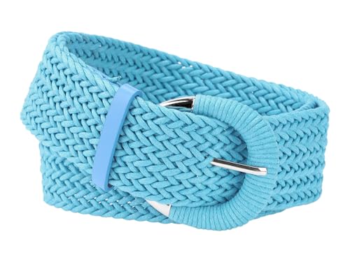 Ceintures tissées de grande taille Allegra K, l'accessoire bleu idéal pour vos jeans de week-end