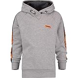 Jungen Kapuzenpulli OBRIAN Vingino Jungen Boys Sweatshirt Sweater Kapuze Pullover Obrian Grey Melee (116)