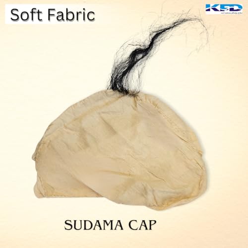 Image of Kaku Fancy Dresses Sudama Cap Traditional Mythological Headgear for Kids | Fancy Dress Costume Accessory for Ramleela, Krishna Plays & Cultural Events - Skin, FREE, UNISEX