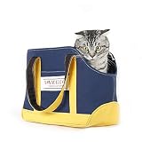 CONVENIENTE: fácil de llevar a su mascota en la ciudad o en el viaje. ¡Gracias a un diseño de manos libres!