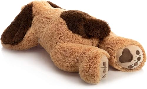 BEJOY Puppy Plüschtiere, großes Kuscheltier weich Stofftier, Plüsch Hund Kissen, für Kinder Freundin Geschenk, 80cm