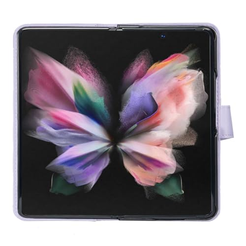 Housse Samsung Galaxy Z Fold 5 noir étui portefeuille cuir à rabat aimanté - 2