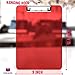 Kiggos 25 Transparent Colored Clipboards Bulk for Classroom Office Plastic Clipboard Low Profile Kids Clip Boards Standard Letter Size Holds 100 Sheets Hanging Hook Colorful Clip Board