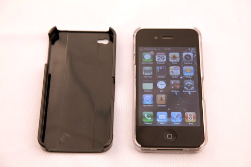 Onni-Tec Backcover für iPhone 4 schwarz