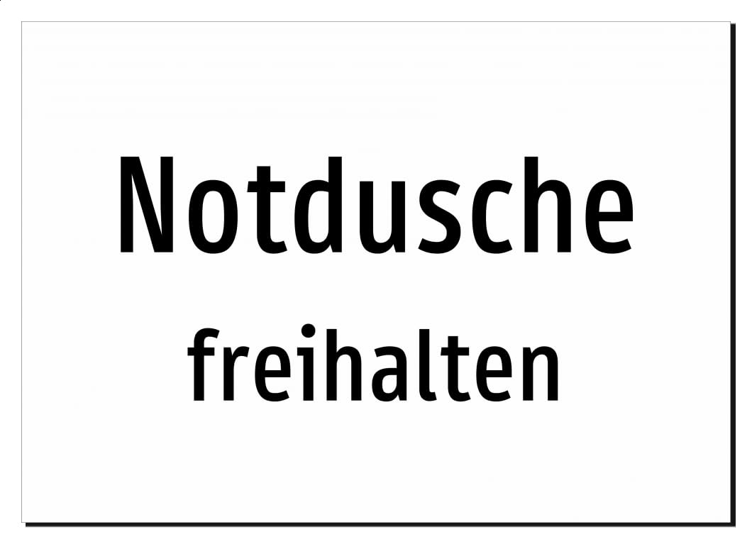 36518-DE-T-06 | Notdusche - freihalten