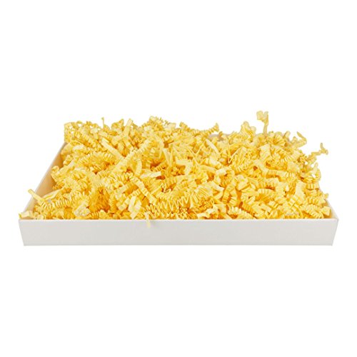 SizzlePak 535, Cream, cremefarbenes Füllmaterial und Polsterpapier zum Füllen, Polstern, Ausstopfen, Dekorieren von Geschenk-Verpackungen, Deko - 1 kg Cover