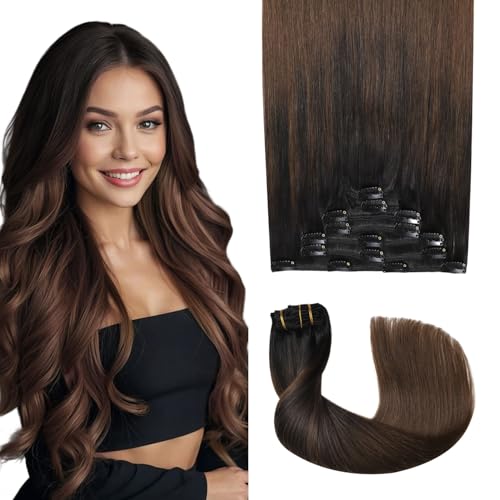 Extensions cheveux naturel clip invisibles pour donner du volume